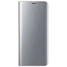 Чехол книжка Clear View для Xiaomi Redmi Note 10  Серебро