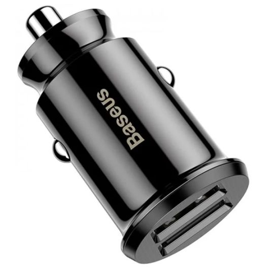 Автомобильное зарядное устройство Baseus ML-01 3.1A Dual-USB Car Charger  Черный