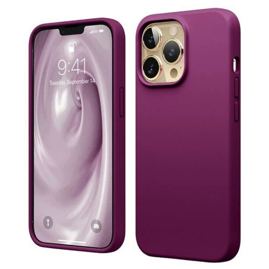 Силиконовый чехол  для iPhone 14 Pro Max 6.7"  Фиолетовый