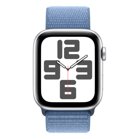 Умные часы Apple Watch Series SE 2023 Cellular 40мм Aluminum Case with Blue Sport Loop Серебристый