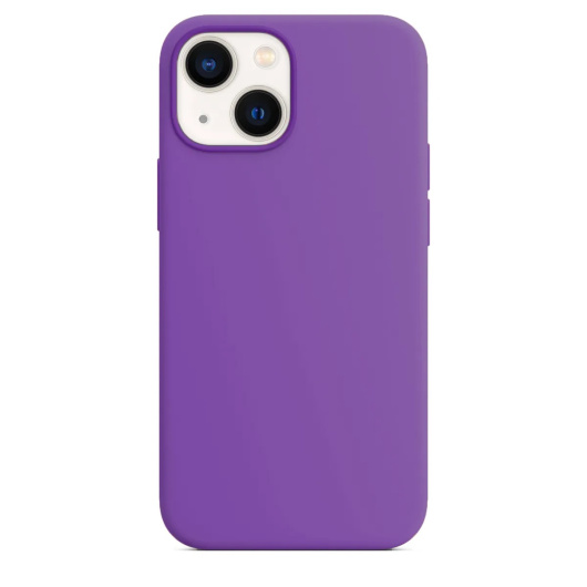 Силиконовый чехол  для iPhone 13 Фиолетовый 