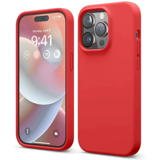 Силиконовый чехол для iPhone 14 Pro 6.1" Красный