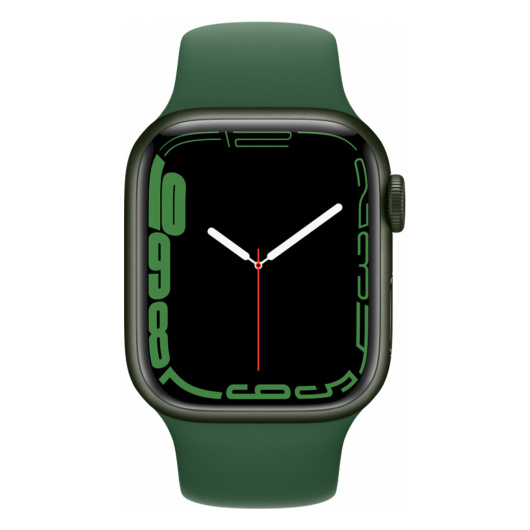 Умные часы Apple Watch Series 7 41mm Aluminium with Sport Band, Зеленый клевер