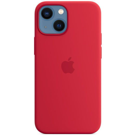 Силиконовый чехол для iPhone 13 mini Красный