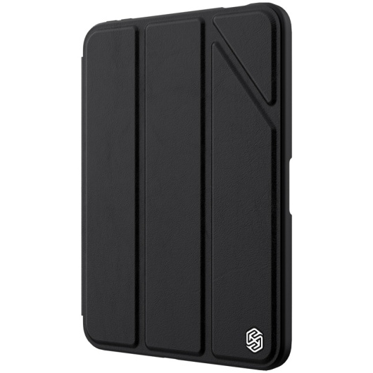 Кожанный чехол-книжка Nillkin для планшета Apple iPad Mini  с функцией пробуждения, черный