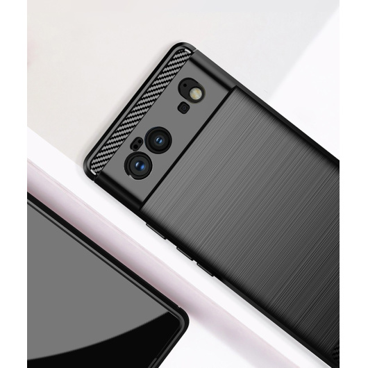 Чехол Carbon для Google Pixel 6 Черный