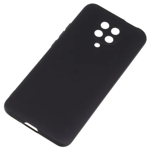Силиконовый чехол бампер для Xiaomi Poco X3 Pro Черный 