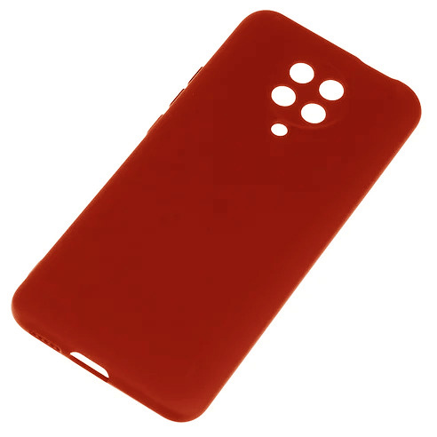 Силиконовый чехол бампер Monarch для Xiaomi Poco X3 Красный 