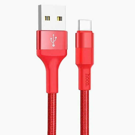 Кабель USB 2.0 Type C Красный
