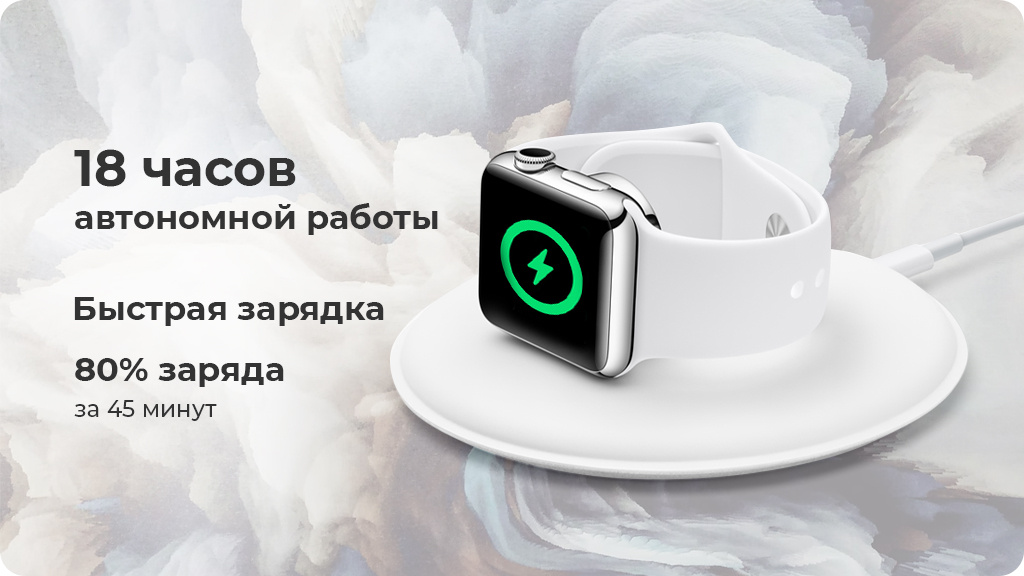 Умные часы Apple Watch Series 7 Cellular 45mm Aluminium with Sport Band, темная ночь