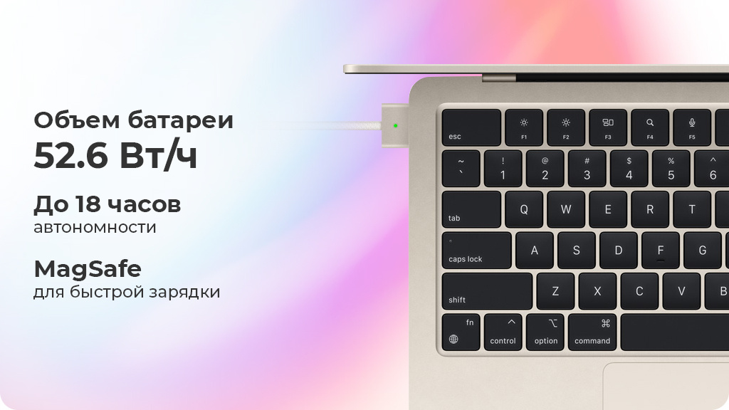 Ноутбук Apple MacBook Air 13.6 2022 M2 8GB/256GB Темная ночь (MLY33)