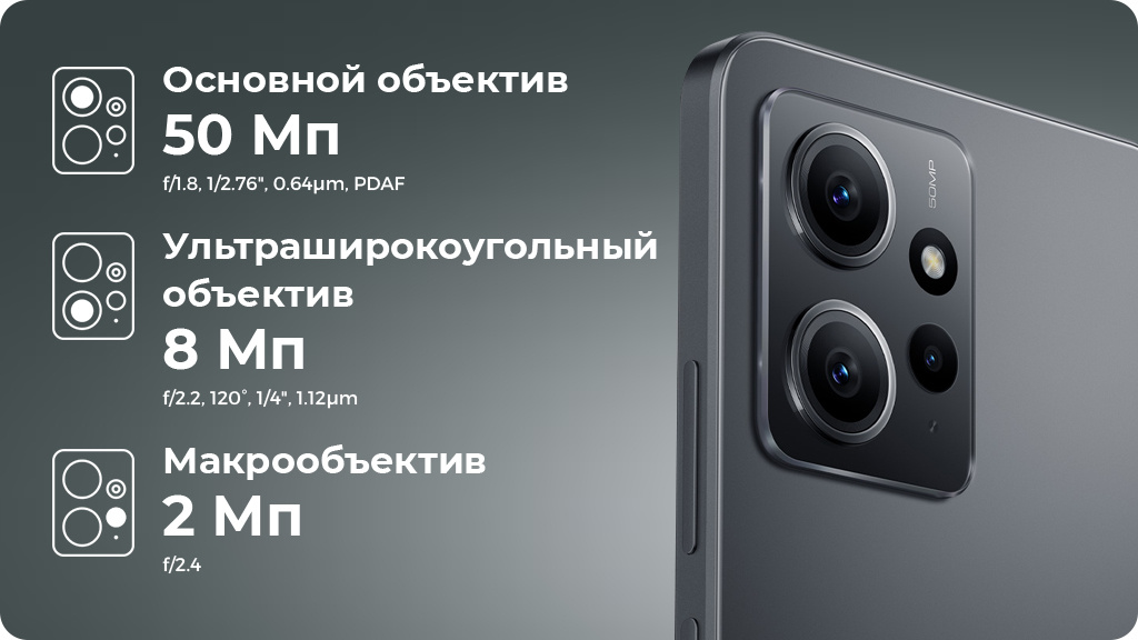 Xiaomi Redmi Note 12 4G 4/128Gb Зеленый РСТ