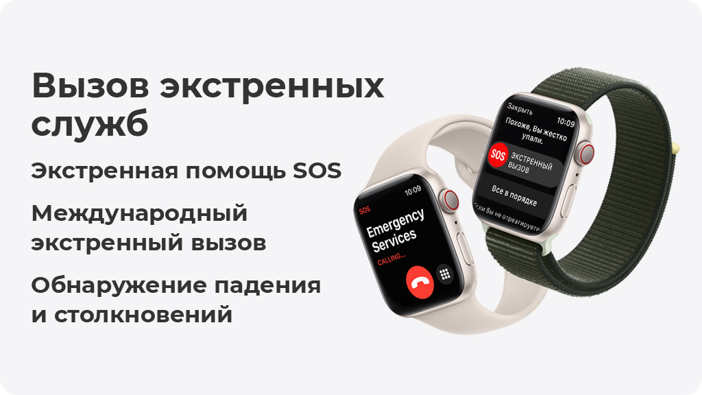 Умные часы Apple Watch Series SE 2023 Cellular 44мм Aluminum Case with Sport Band Темная ночь M/L