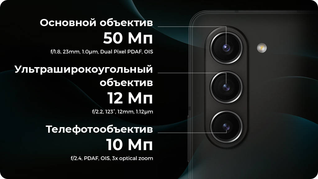 Samsung Galaxy Z Fold 5 12/512 ГБ Черный фантом