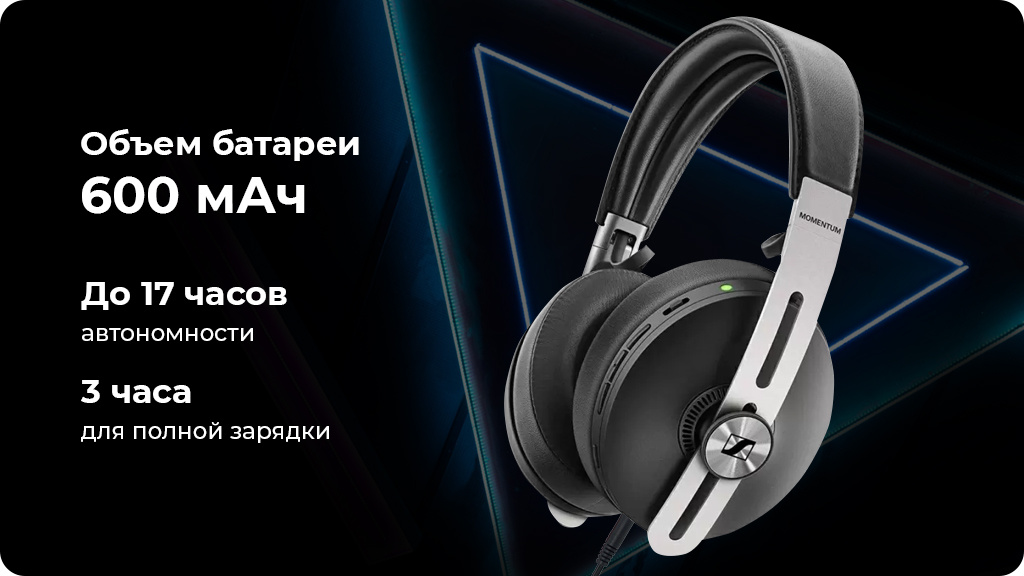 Беспроводные наушники Sennheiser Momentum 3 Wireless белые